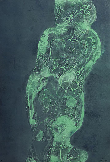 Monotype "Beautiful Dreamer" by Normandie Hand