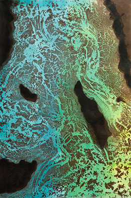 Monotype "Delta Blues" by Normandie Hand