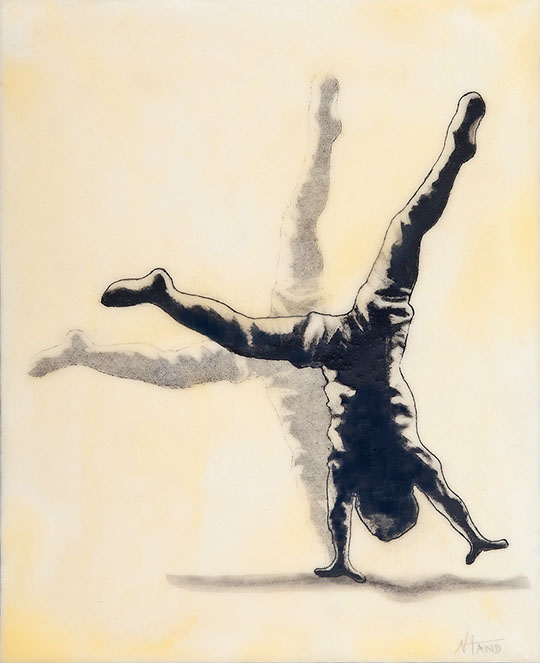 Monotype "Over the Top" by Normandie Hand