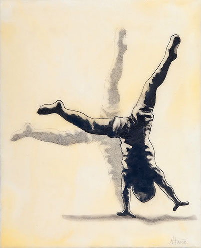 Monotype "Over the Top" by Normandie Hand