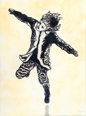 Monotype "Whirly Girl" by Normandie Hand