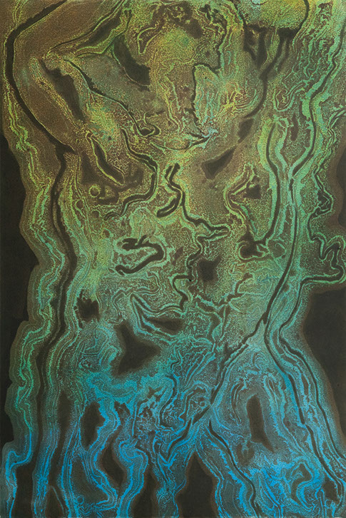 Monotype "Old Man River" by Normandie Hand