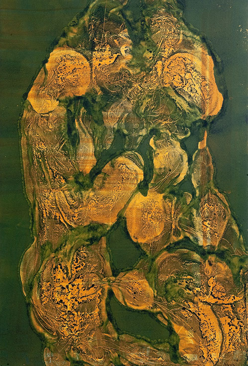 Monotype "Romeo and Juliet" by Normandie Hand