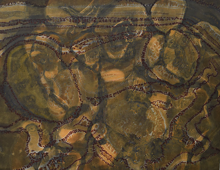 Monotype "Searching for Aphrodite" by Normandie Hand