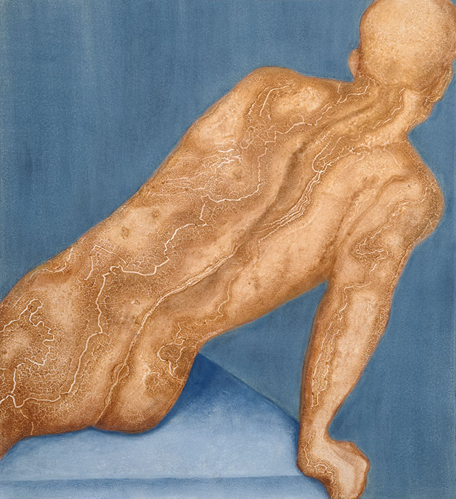 Monotype "The Temptation of Eve" by Normandie Hand