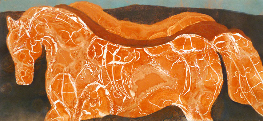 Monotype "Trifecta" by Normandie Hand