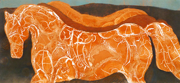 Monotype "Trifecta" by Normandie Hand