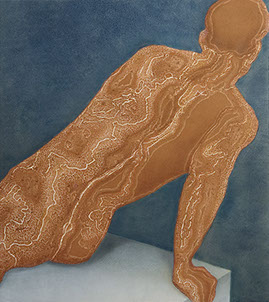 Untitled (Man on Pedastel) by Normandie Hand