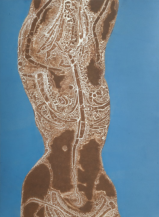 Monotype "Wooden She" by Normandie Hand